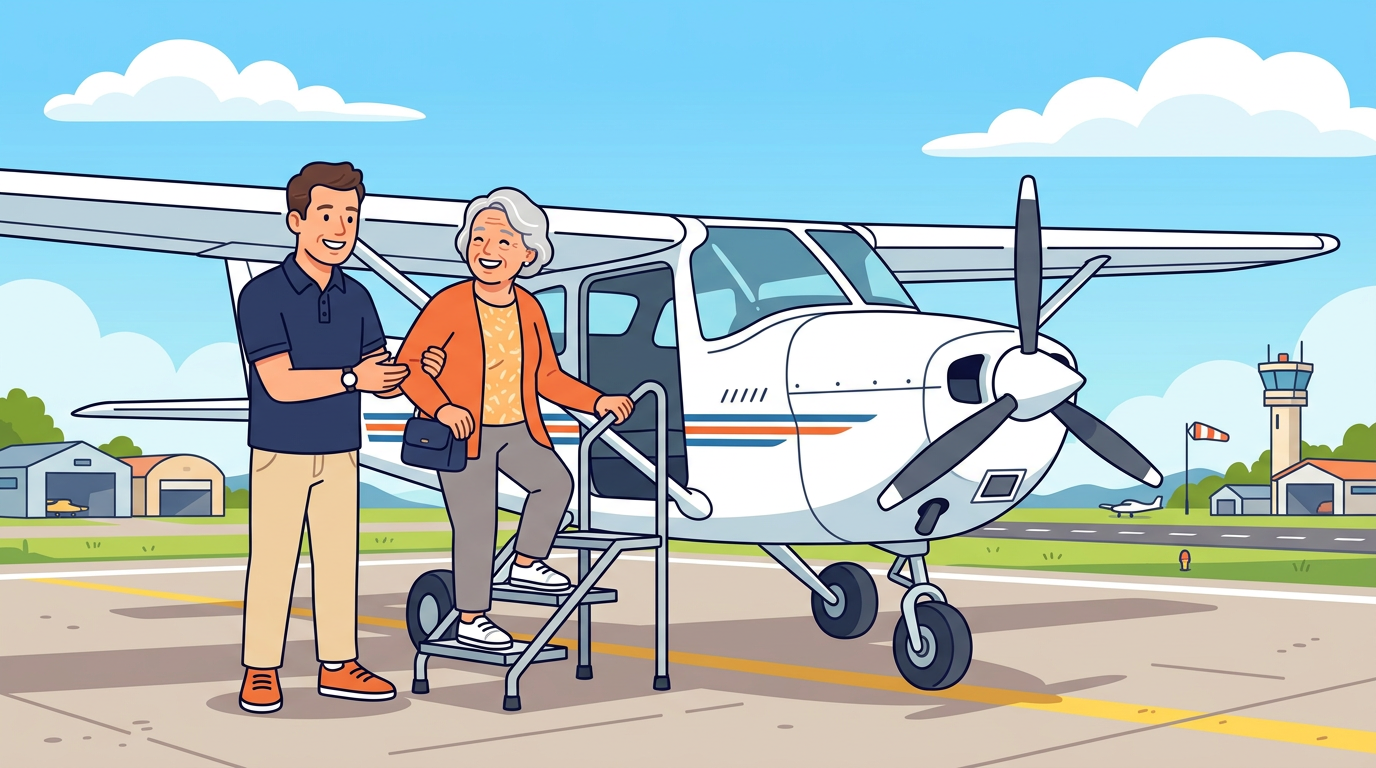 Ausflug mit der Mutter