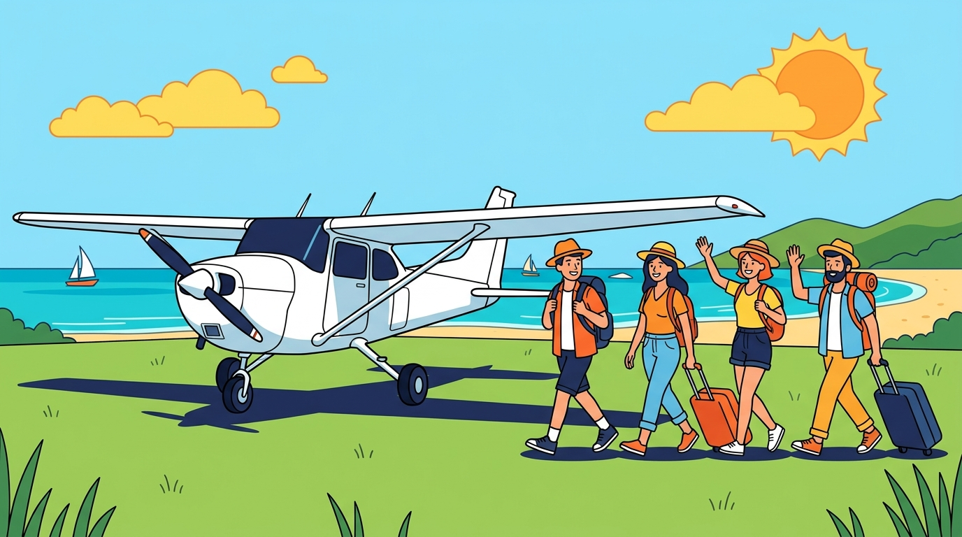 Spontan am Wochenende losfliegen